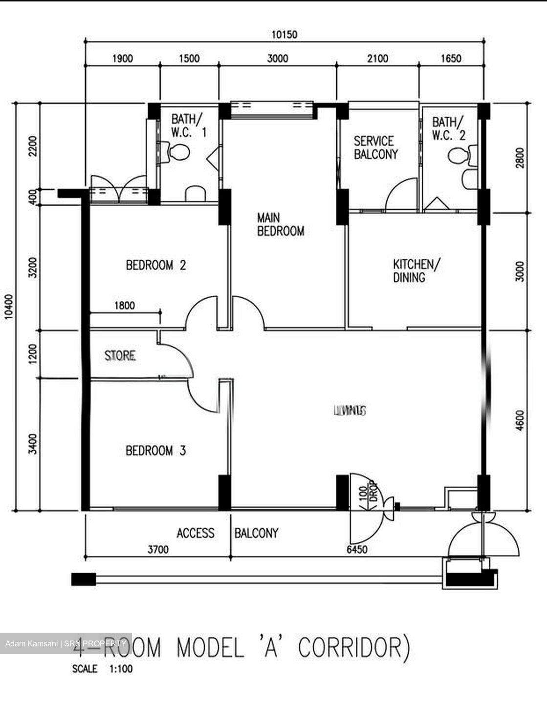Blk 649 Woodlands Ring Road (Woodlands), HDB 4 Rooms #560598731
